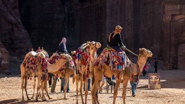 Nova godina Jordan i noć u pustinji