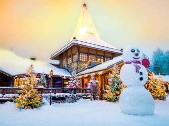 Rovaniemi u Laponiji - Grad Djeda Mraza, Djed Mraz i ja