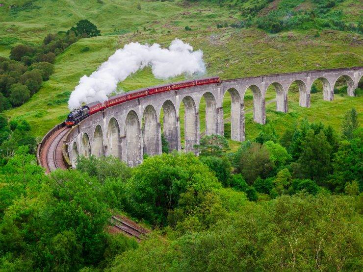 Glenfinnan vijadukt: 21 luk iznad škotske doline