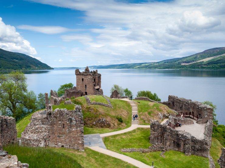 Loch Ness i Urquhart: jezero i škotska povijest