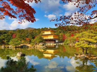 Kinkaku-ji u Kyotu: Zlatni paviljon, jezero i šogunova vila