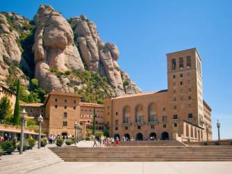 Montserrat: samostan, Crna Gospa i stijene iznad Katalonije