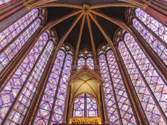 Sainte-Chapelle u Parizu: vitraji kraljevske kapele